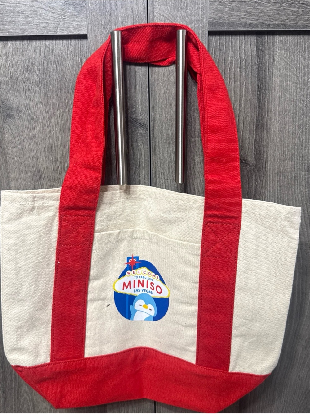 New Miniso Fabulous Las Vegas Limited Edition Red Mini Tote Bag